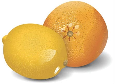 conservation jus d'orange et jus de citron