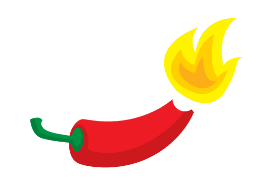 hot chili pepper vector set