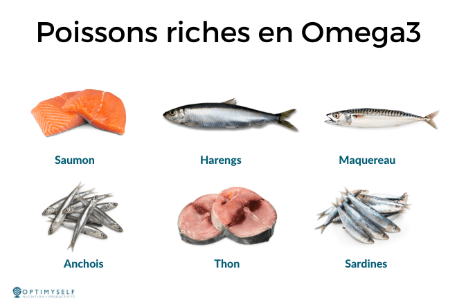 6 poissons riches en omega3